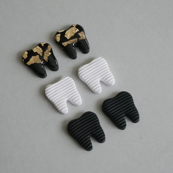 Modern Teeth Earrings